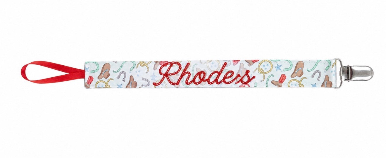 Sweet Western Paciclip - ready to monogram