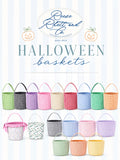 Embroidered Halloween Baskets