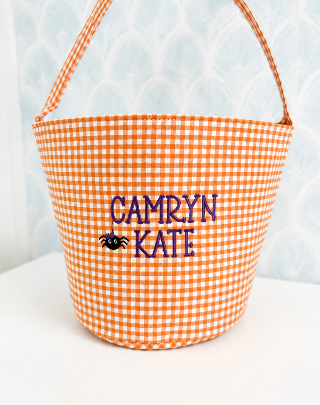 Embroidered Halloween Baskets