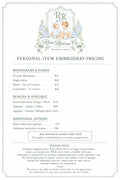 Personal Item Embroidery